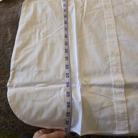 J.Crew Oversized White Button-Up Shirt NWT Size M - Picture 16 of 16